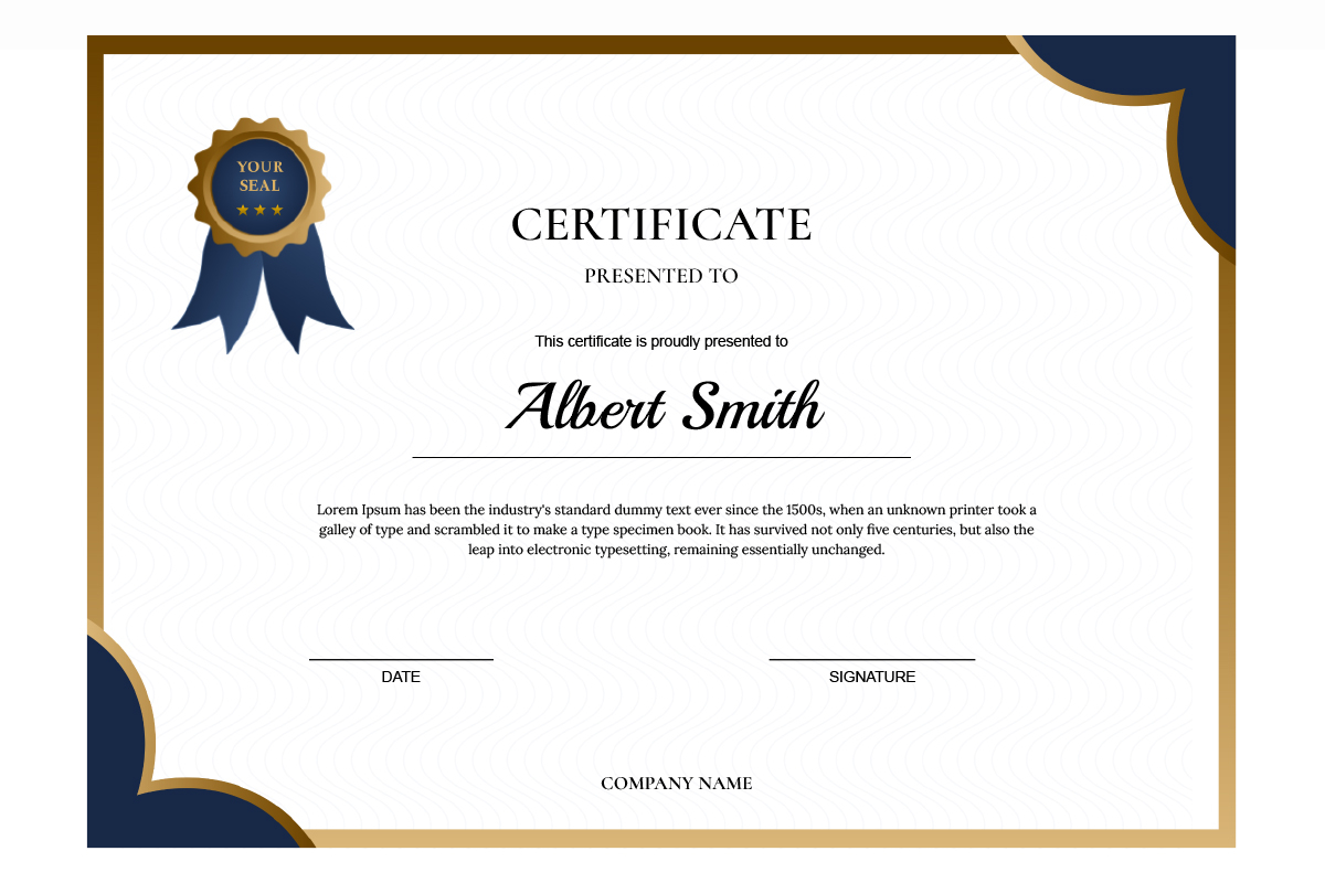 ISO Certificate
